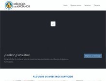 Tablet Screenshot of medicosdeancianos.com